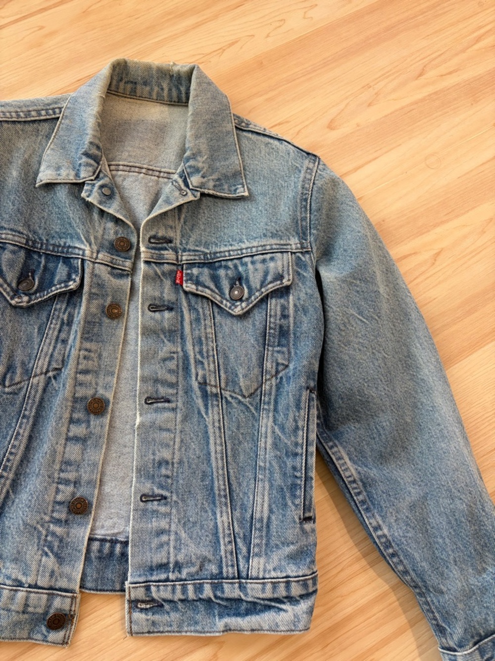Levi's Vintage Blue Denim Jacket with Red Tab